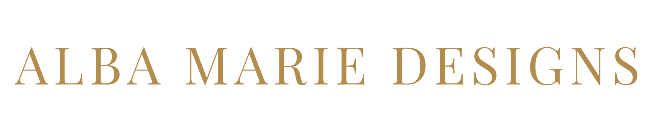 Alba Marie Designs Logo Horizontal