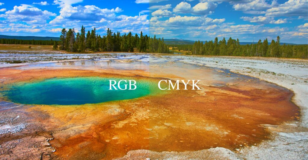 RGB CMYK Comparison